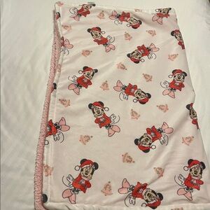 Disney Baby Pink and White Blanket